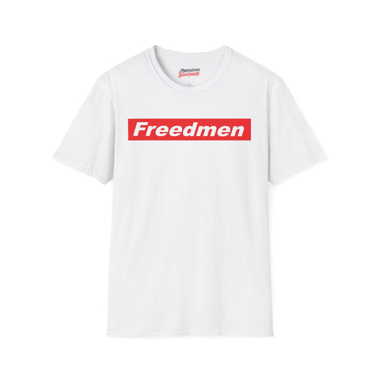 Freedmen Graphic T-Shirt — Bold Red Logo Tee