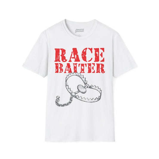 Race Baiter T-Shirt — Bold Graphic Trap Design, Political Satire Tee