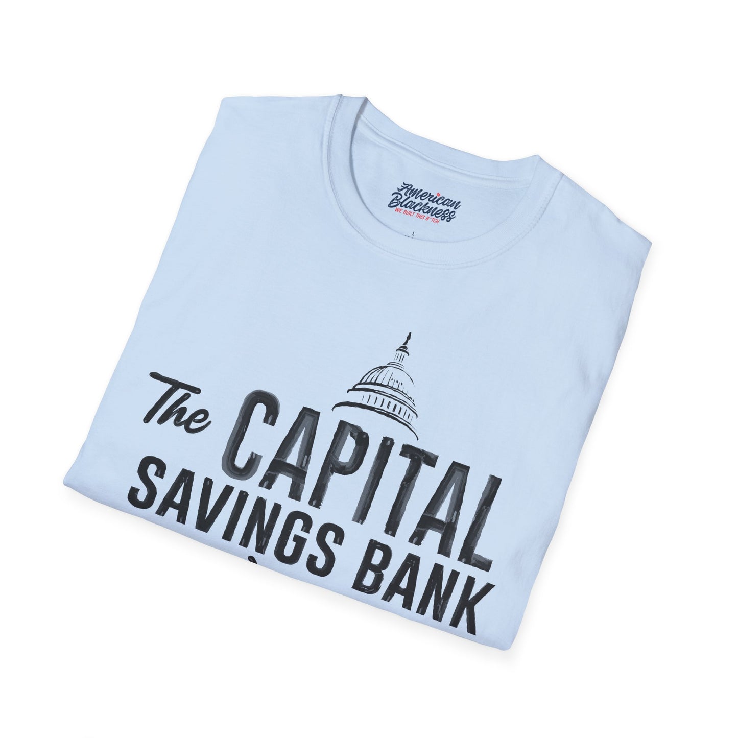Washington Capital Savings Bank T-Shirt — Vintage DC Capitol Graphic Tee