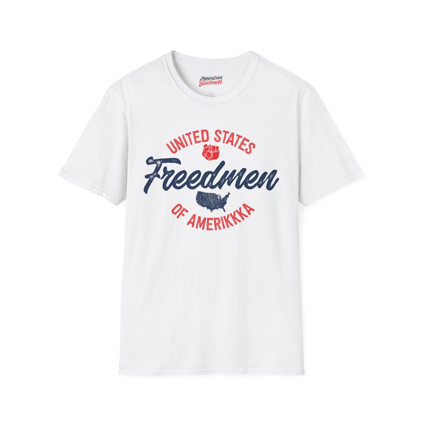 T-Shirt — "United States Freedmen of Amerikkka" Patriotic Vintage Graphic Tee