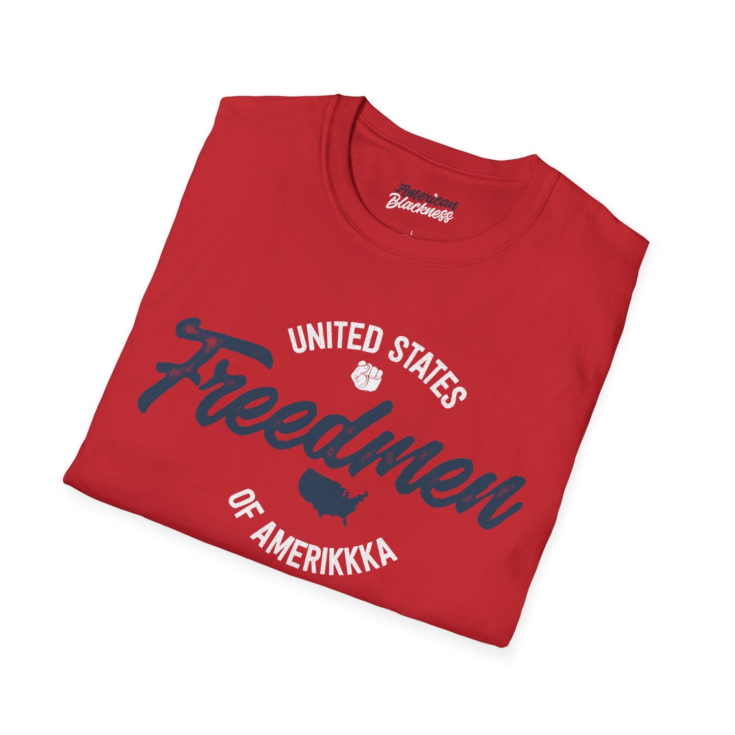 T-Shirt — "United States Freedmen of Amerikkka" Patriotic Vintage Graphic Tee