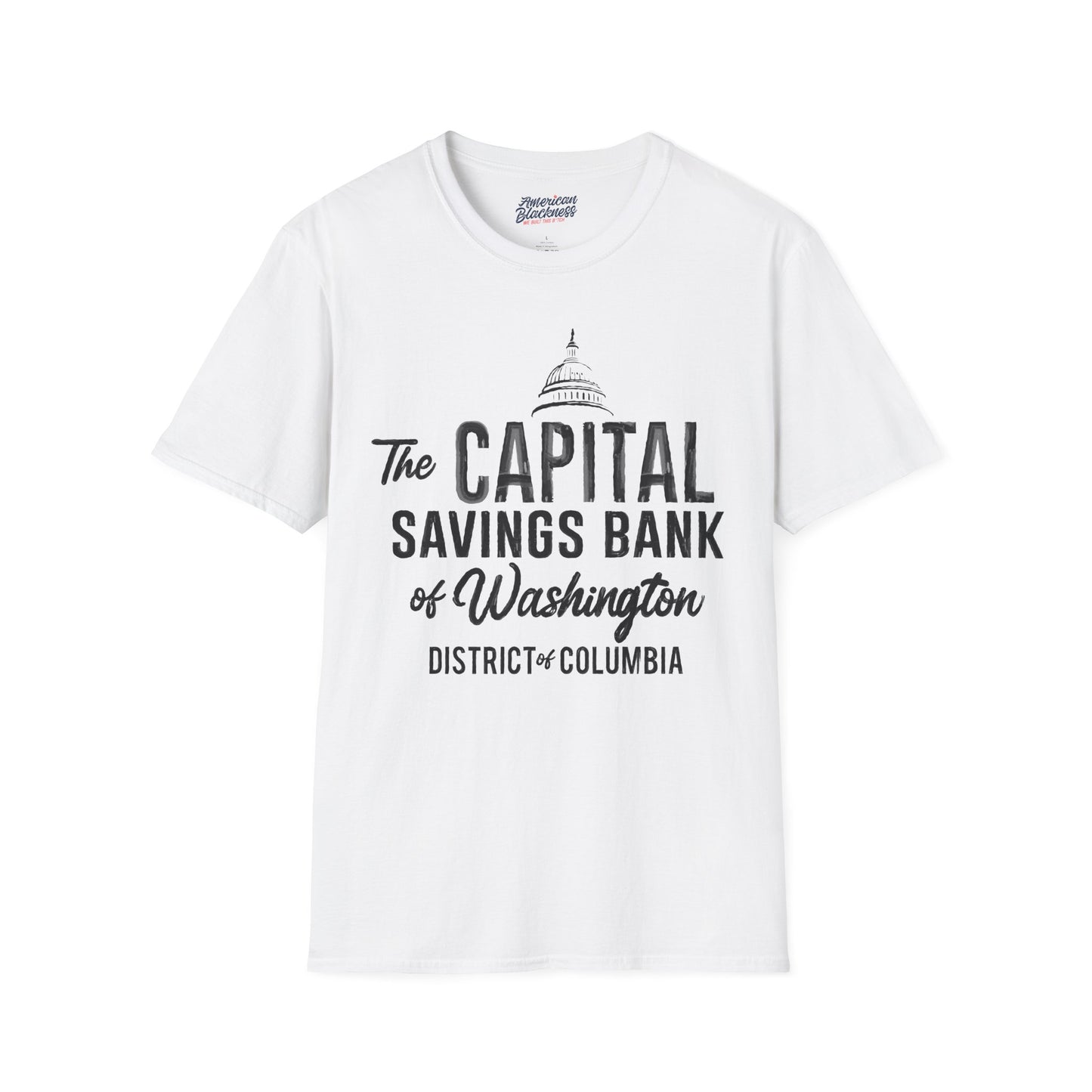 Washington Capital Savings Bank T-Shirt — Vintage DC Capitol Graphic Tee