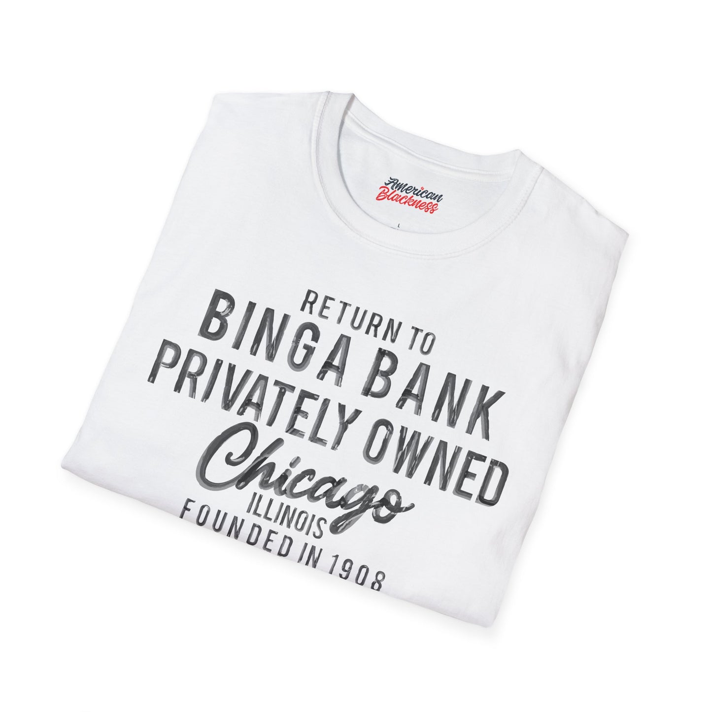 Chicago 'Return to Binga Bank' Graphic T-Shirt