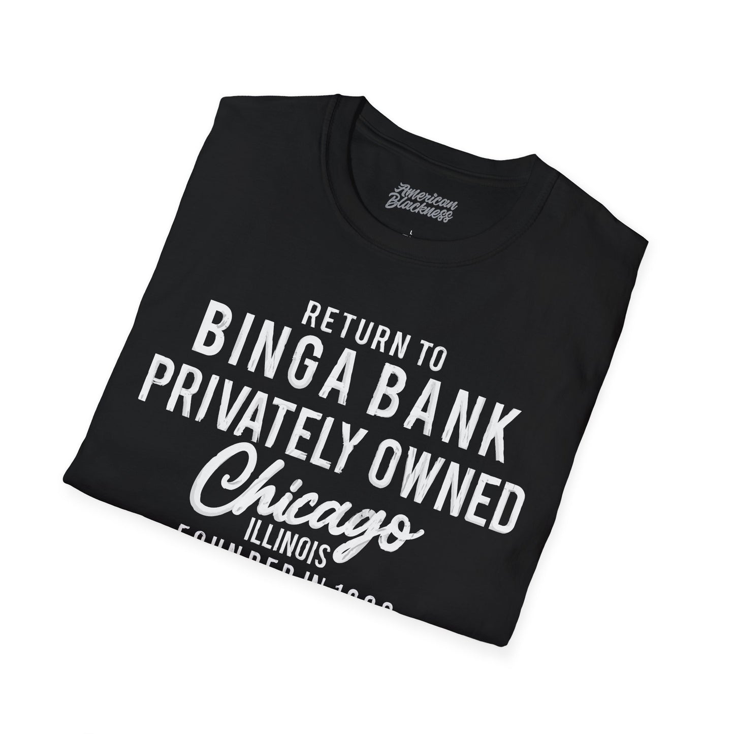Chicago 'Return to Binga Bank' Graphic T-Shirt