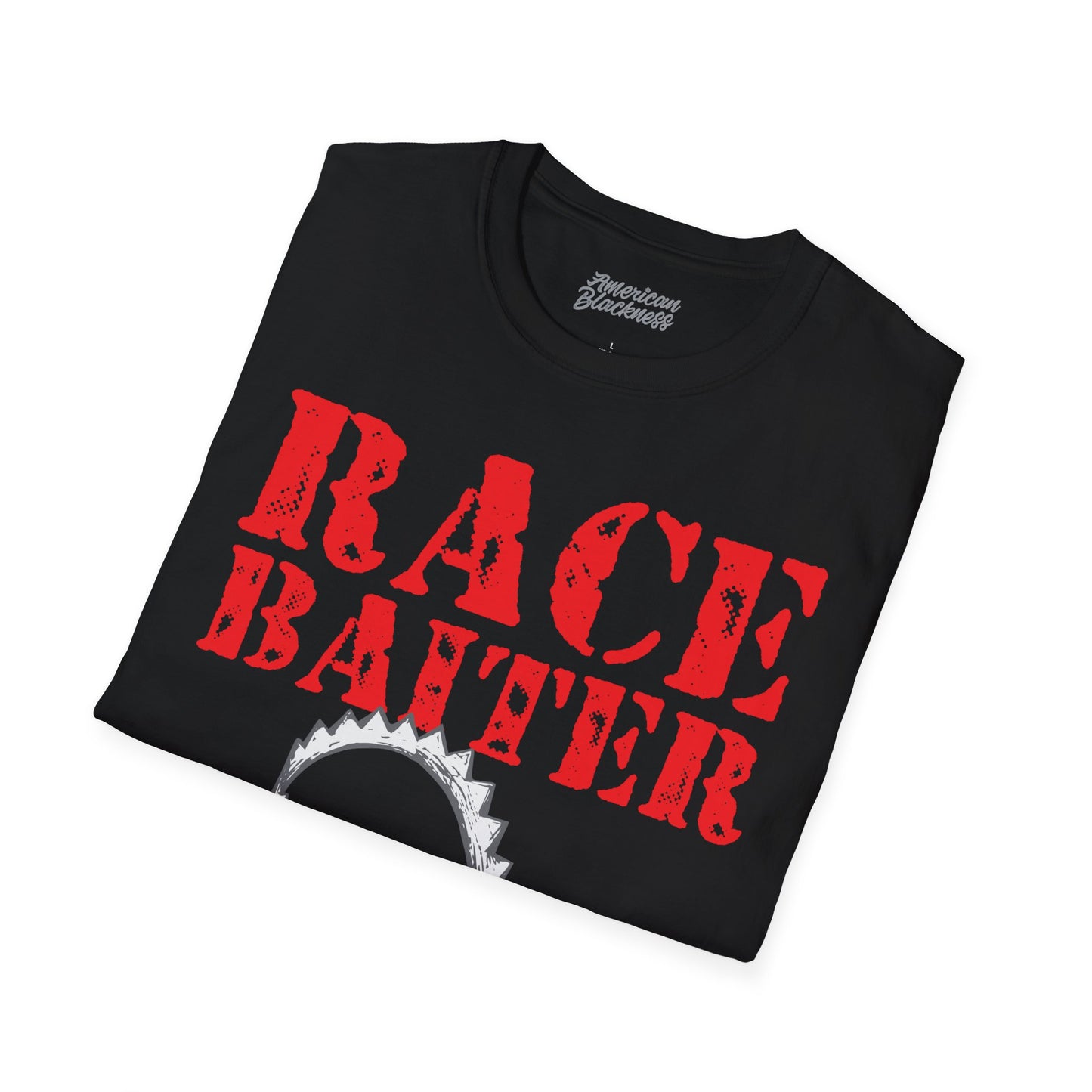 Race Baiter T-Shirt — Bold Graphic Trap Design, Political Satire Tee