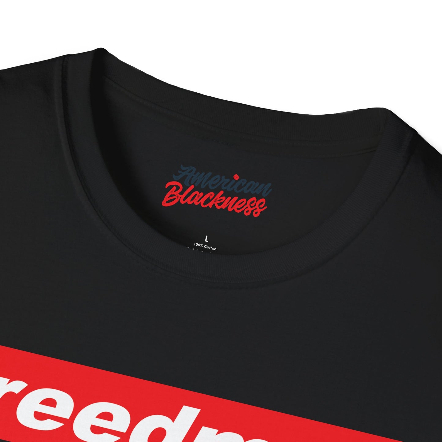 Freedmen Graphic T-Shirt — Bold Red Logo Tee