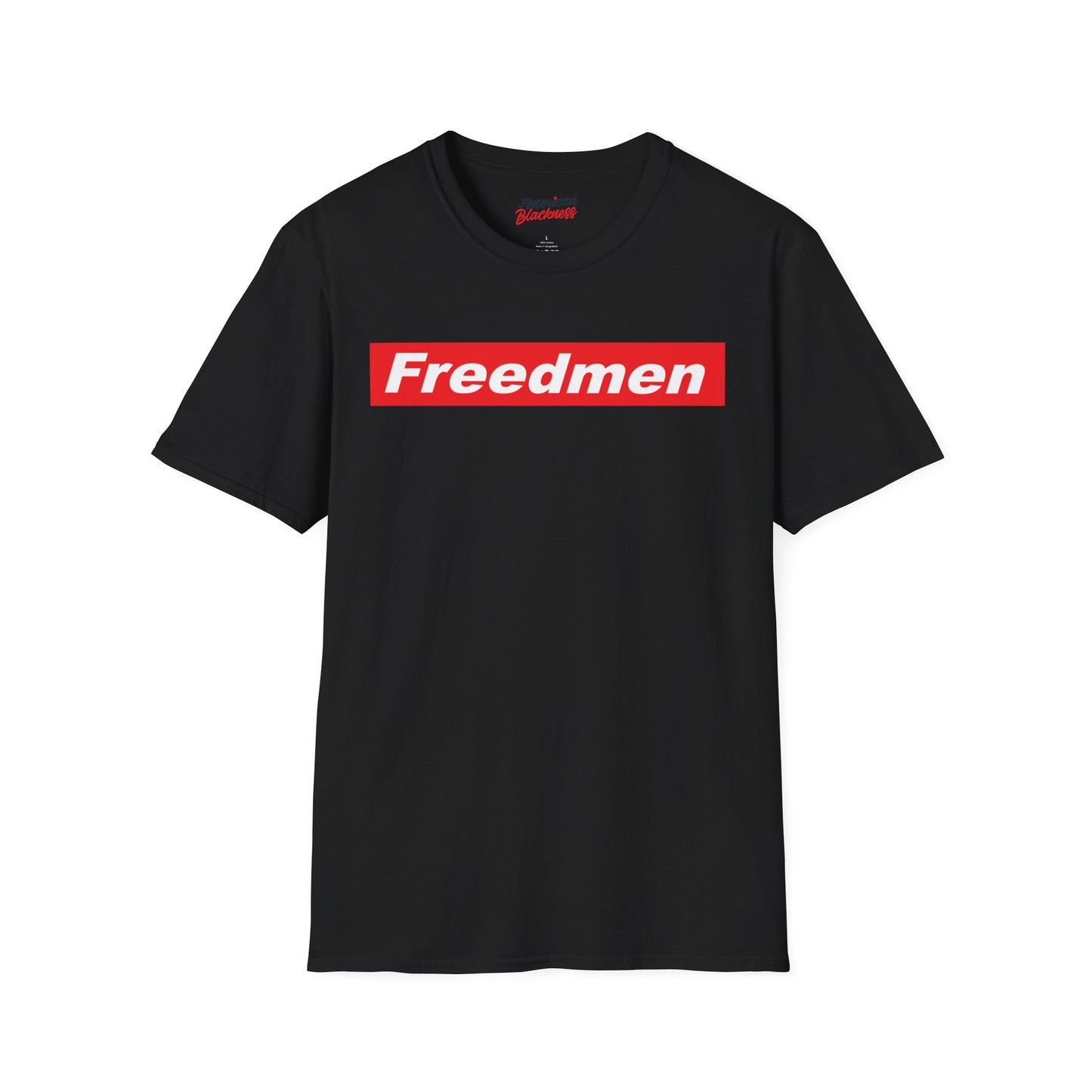 Freedmen Graphic T-Shirt — Bold Red Logo Tee