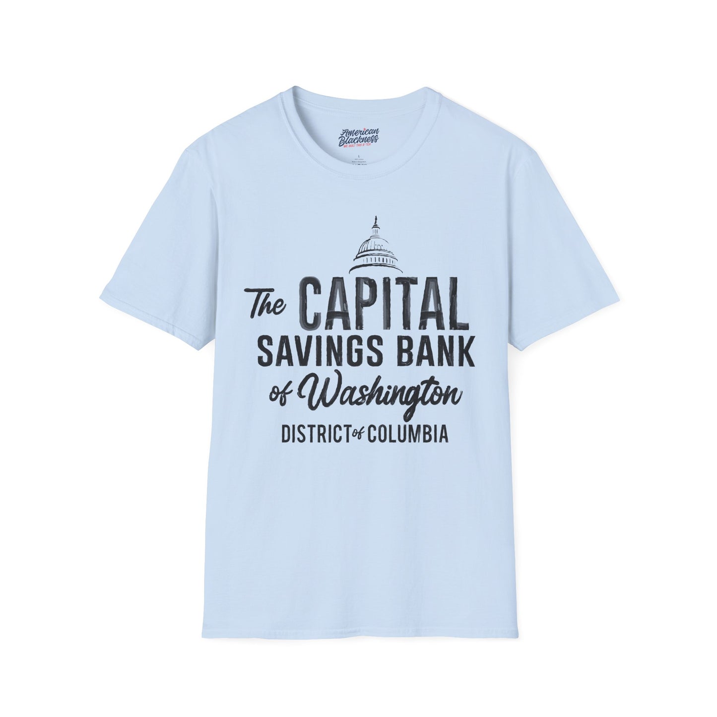 Washington Capital Savings Bank T-Shirt — Vintage DC Capitol Graphic Tee