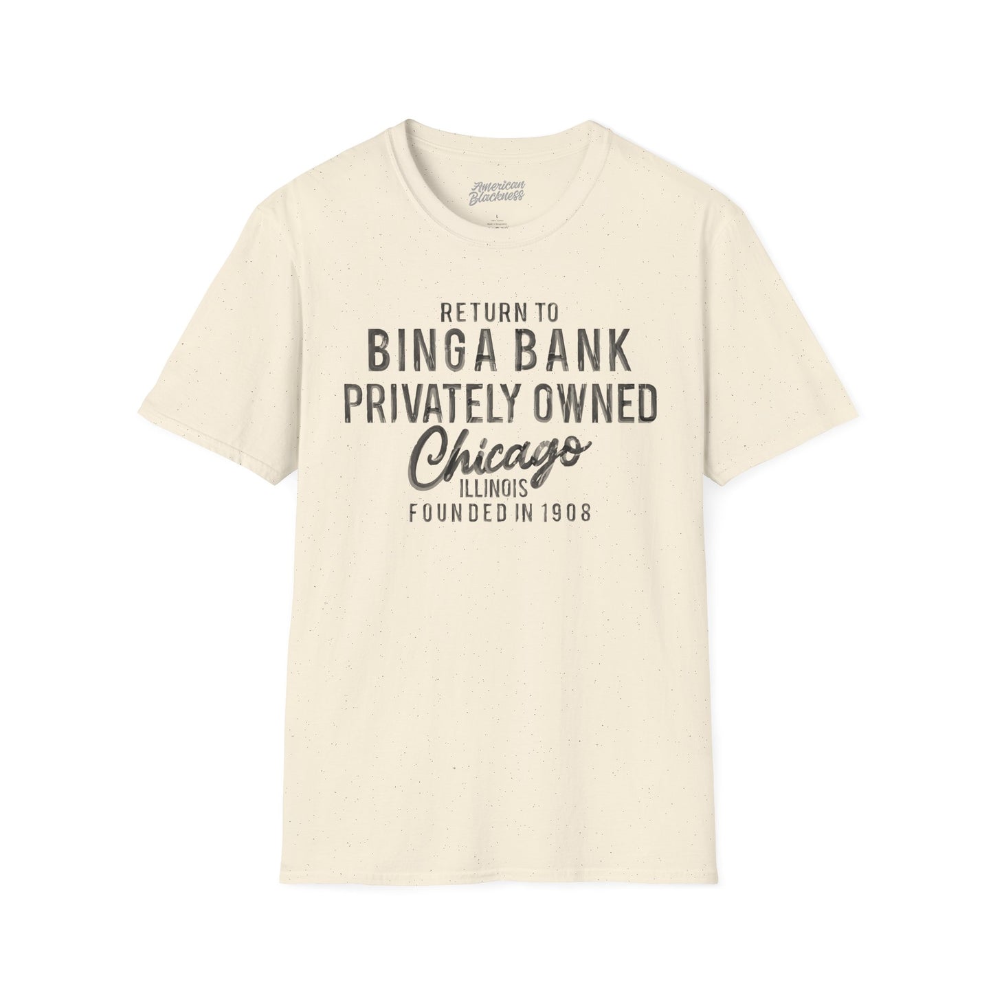 Chicago 'Return to Binga Bank' Graphic T-Shirt