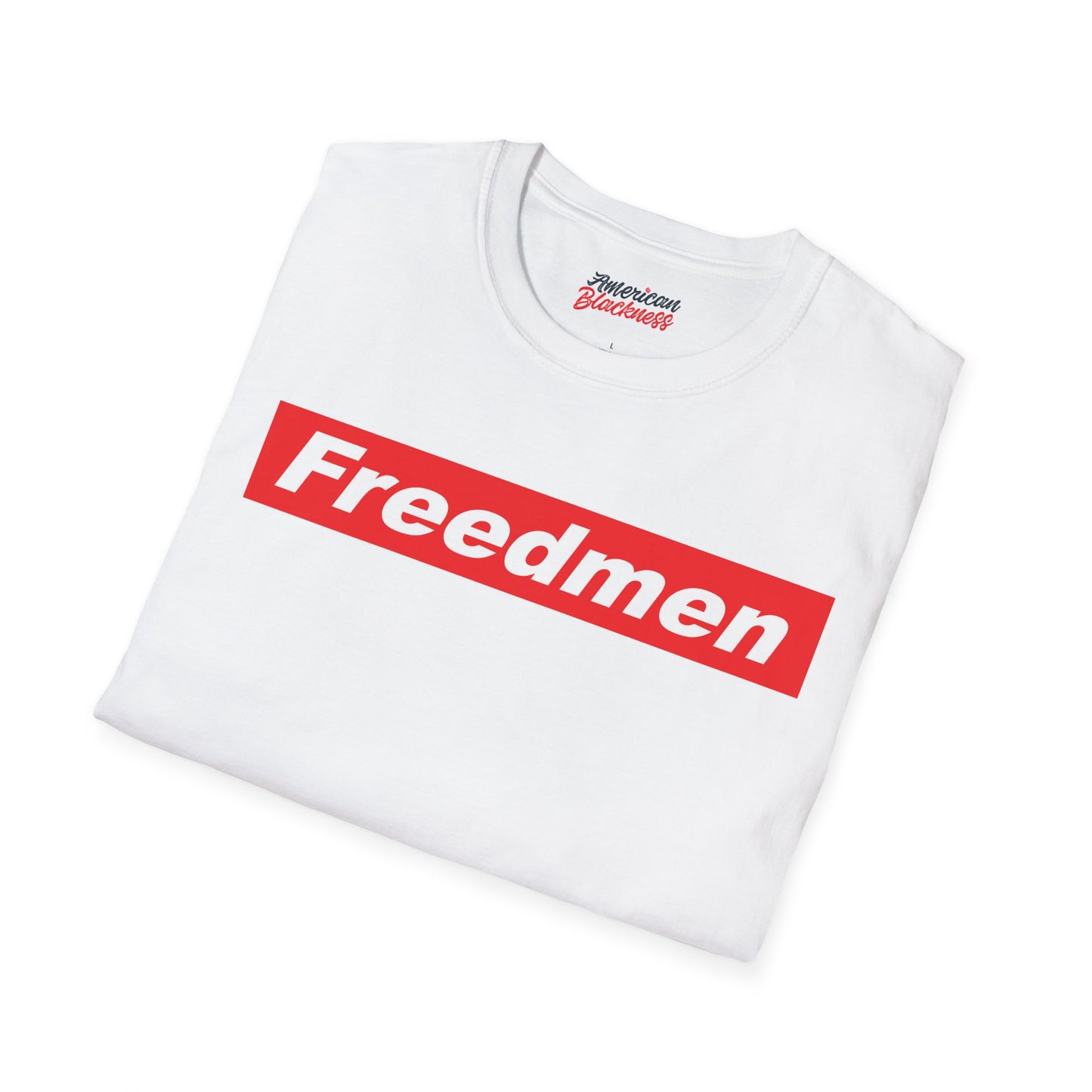 Freedmen Graphic T-Shirt — Bold Red Logo Tee