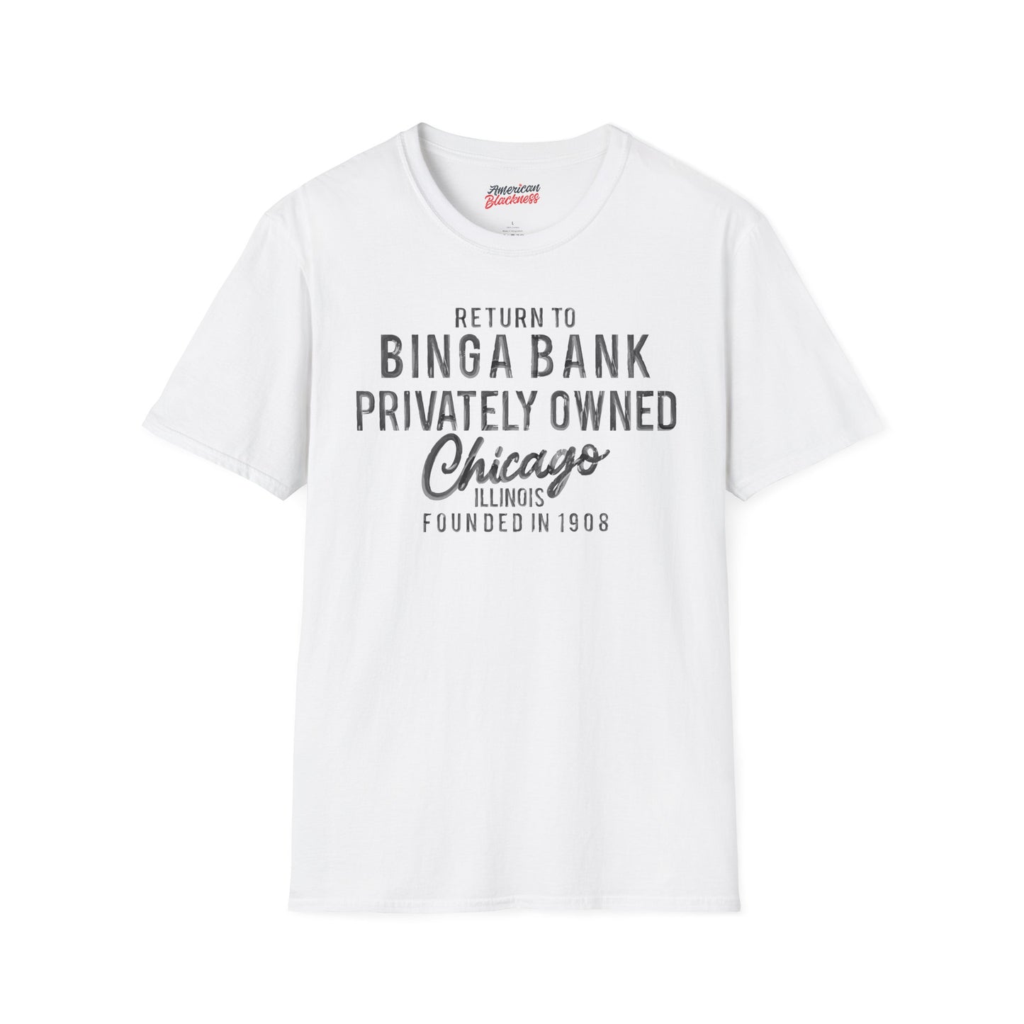 Chicago 'Return to Binga Bank' Graphic T-Shirt