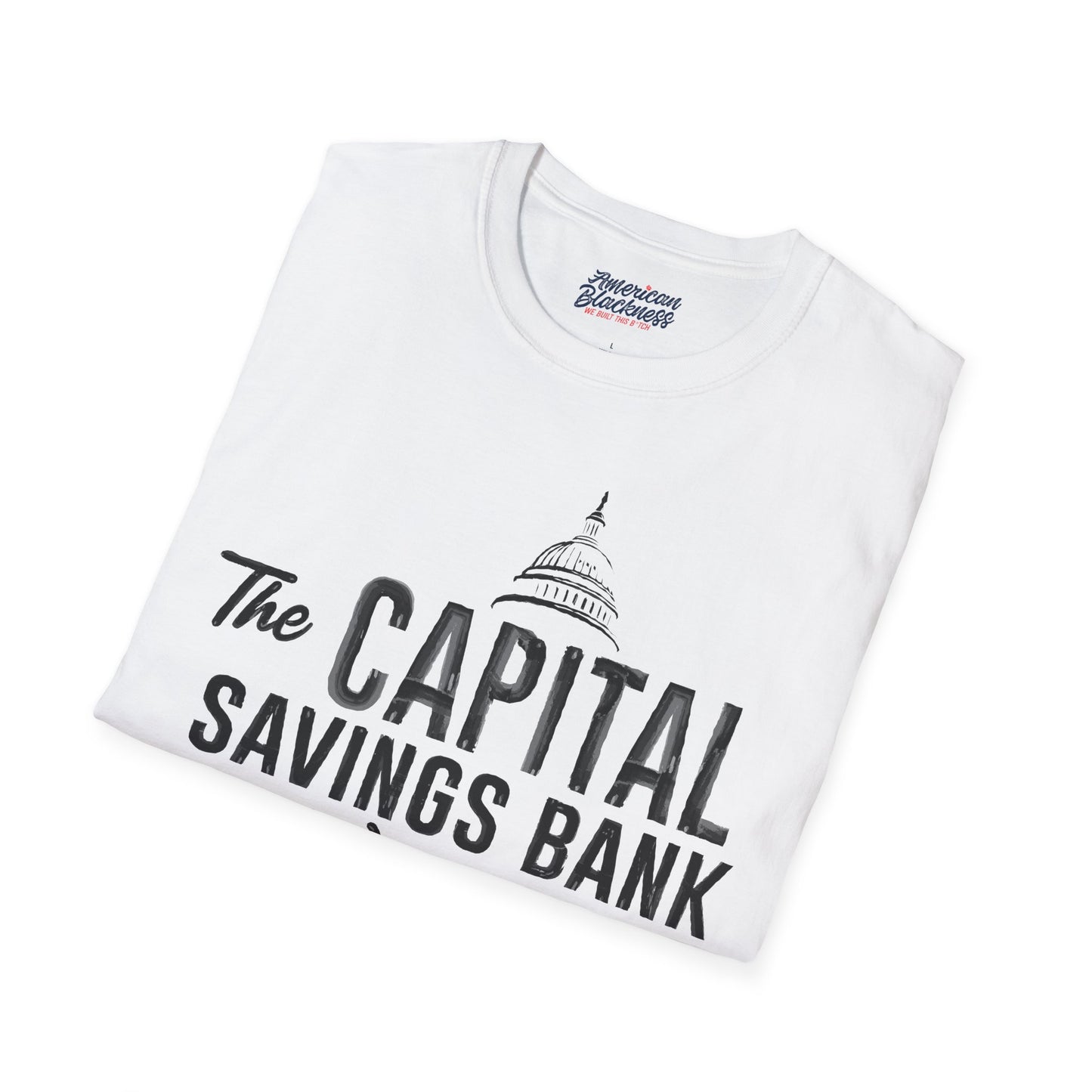 Washington Capital Savings Bank T-Shirt — Vintage DC Capitol Graphic Tee
