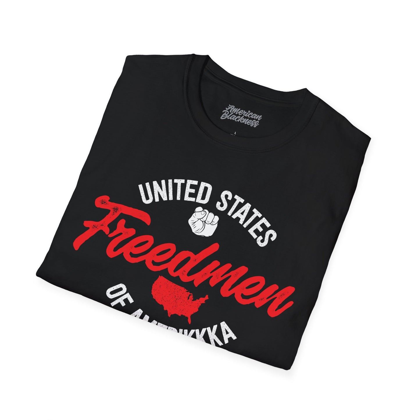 T-Shirt — "United States Freedmen of Amerikkka" Patriotic Vintage Graphic Tee