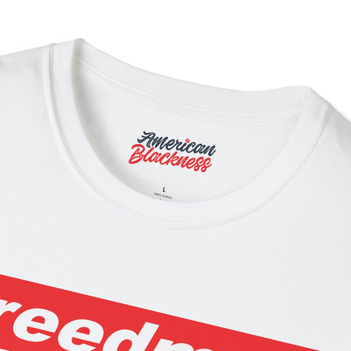 Freedmen Graphic T-Shirt — Bold Red Logo Tee