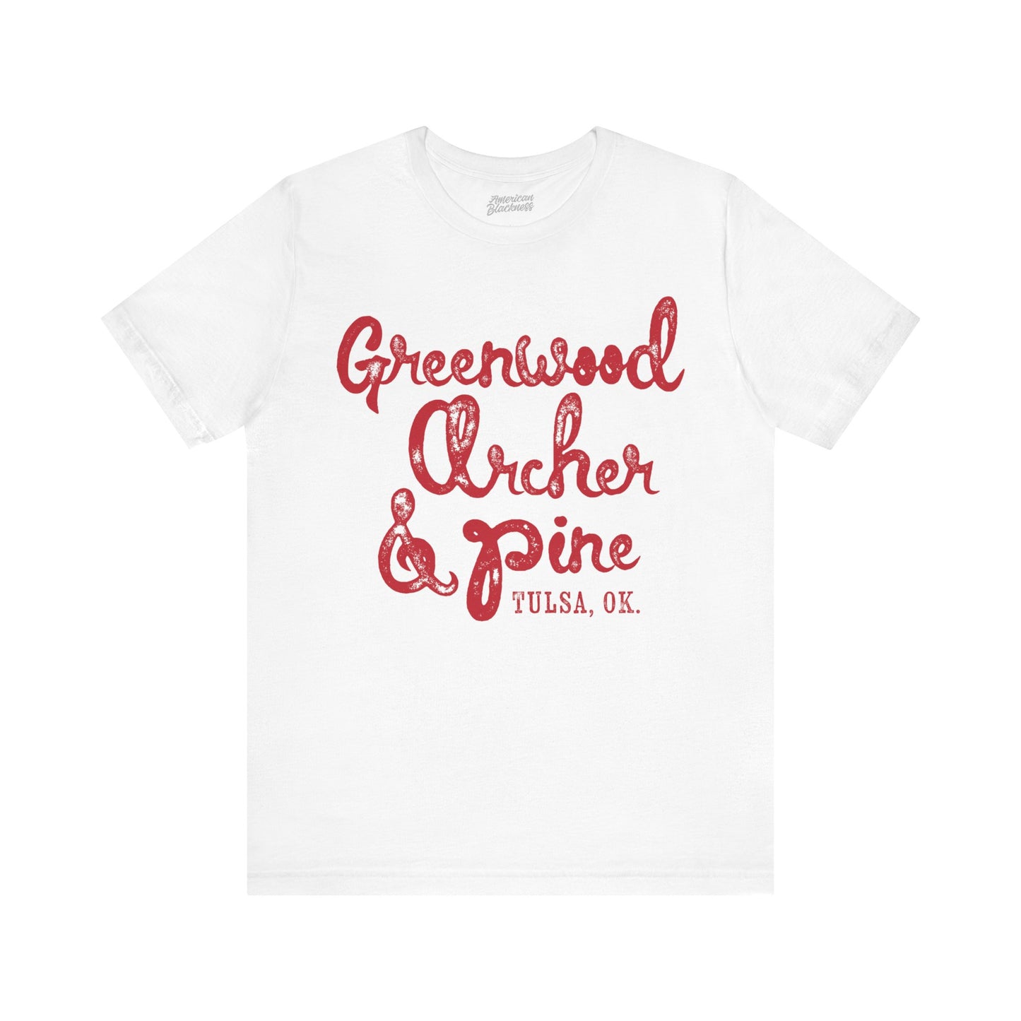 Greenwood Archer & Pine Tee Black Wallstreet