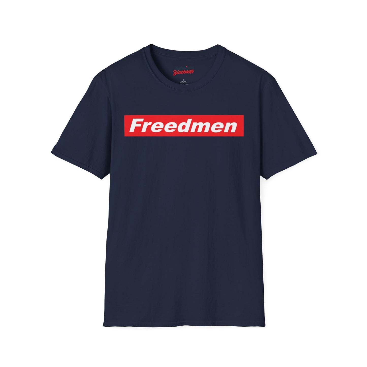 Freedmen Graphic T-Shirt — Bold Red Logo Tee