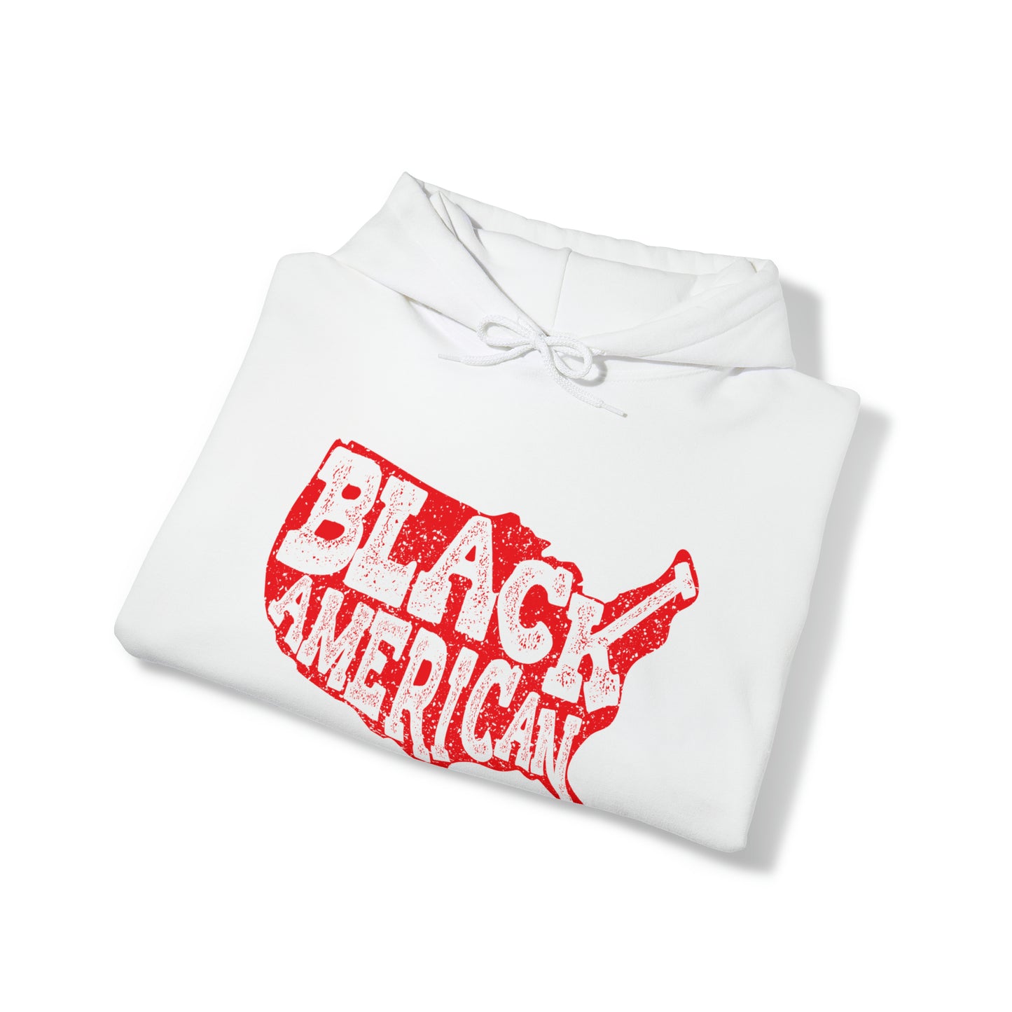 Black American Lower 48 Hooded Sweatshirt