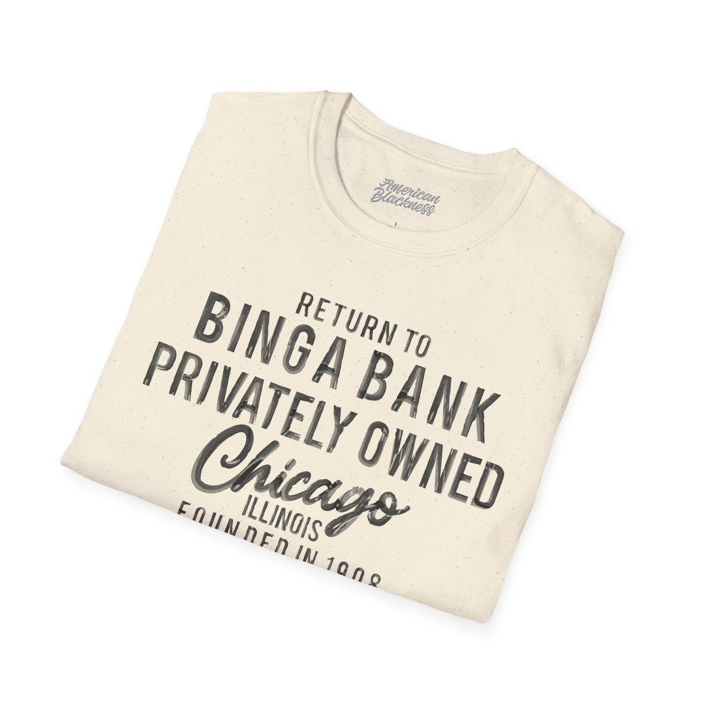 Chicago 'Return to Binga Bank' Graphic T-Shirt