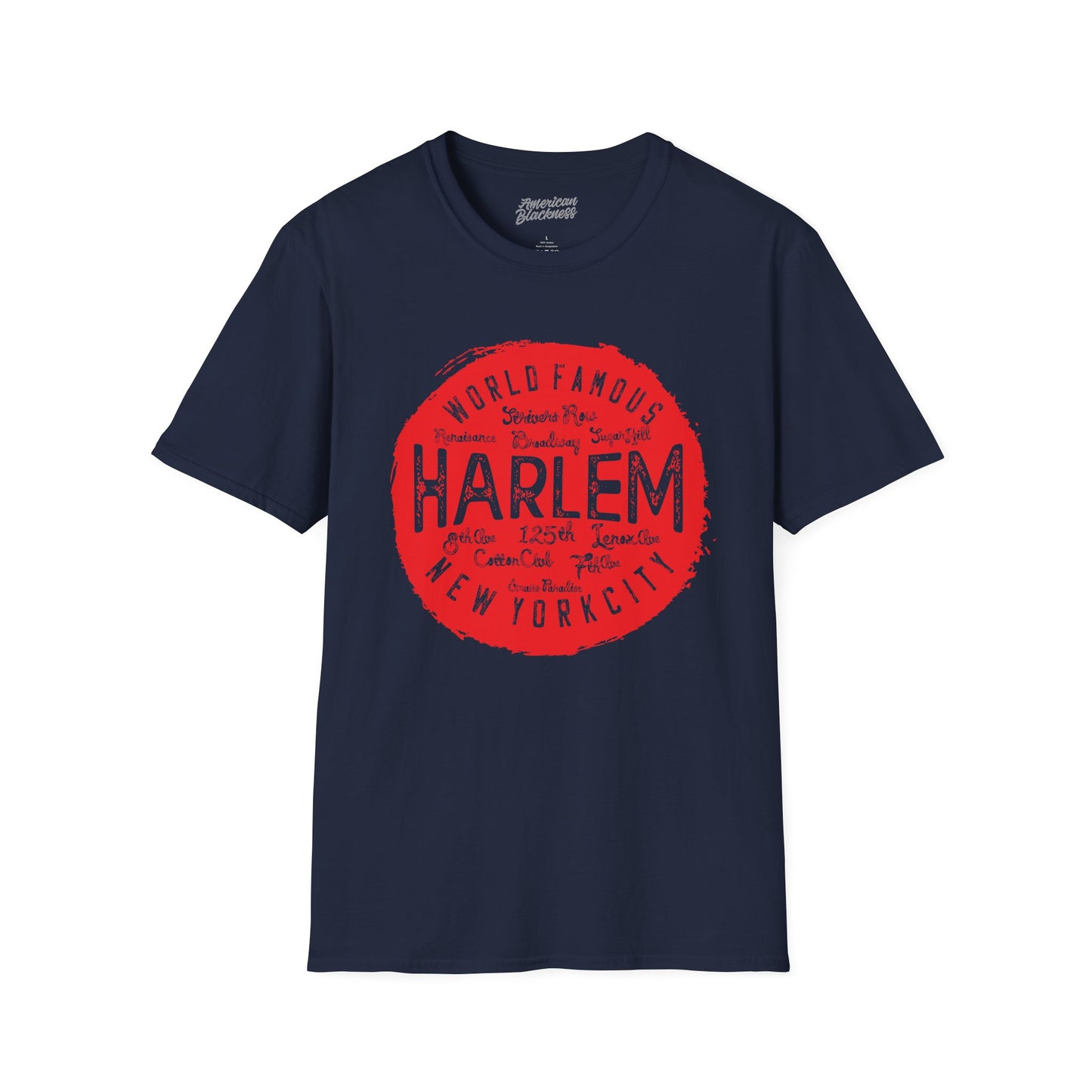Harlem New York City Vintage Stamp T-Shirt