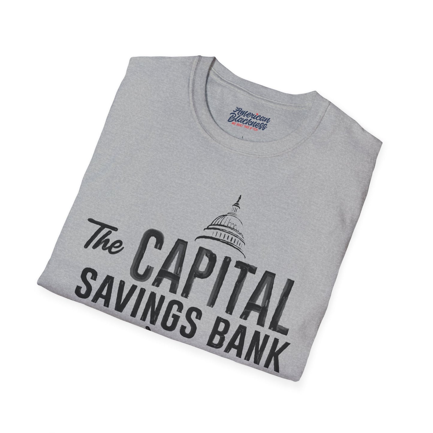 Washington Capital Savings Bank T-Shirt — Vintage DC Capitol Graphic Tee