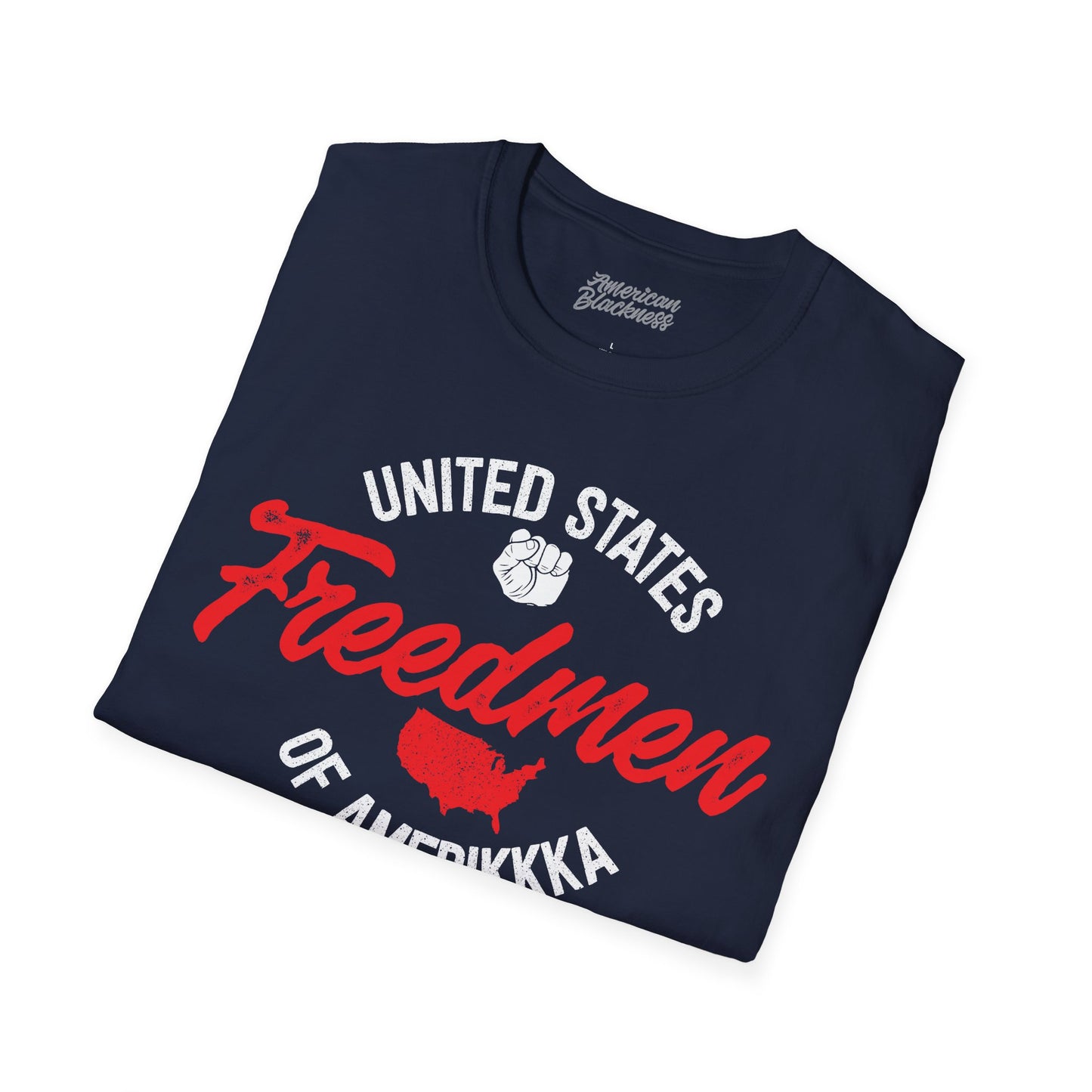 T-Shirt — "United States Freedmen of Amerikkka" Patriotic Vintage Graphic Tee