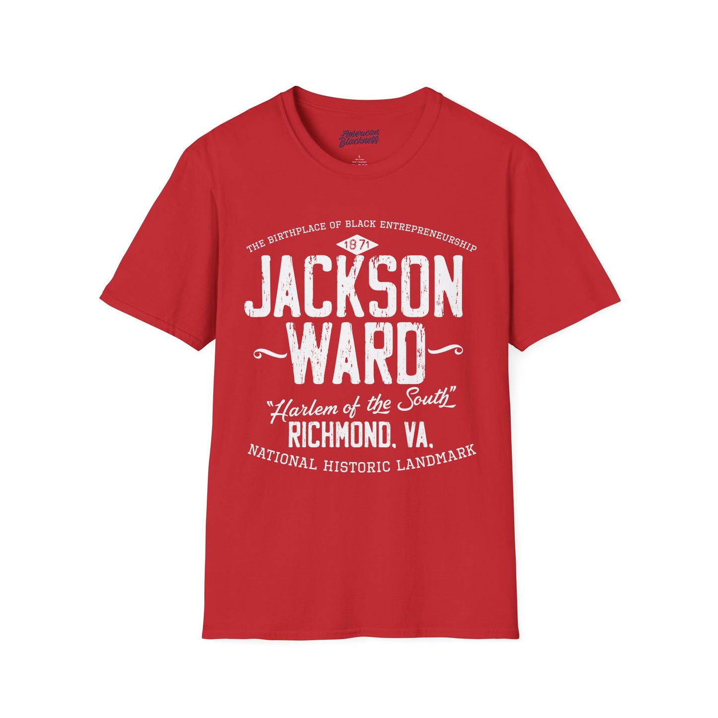 Jackson Ward Richmond VA T-Shirt — 'Harlem of the South' Vintage Neighborhood Tee