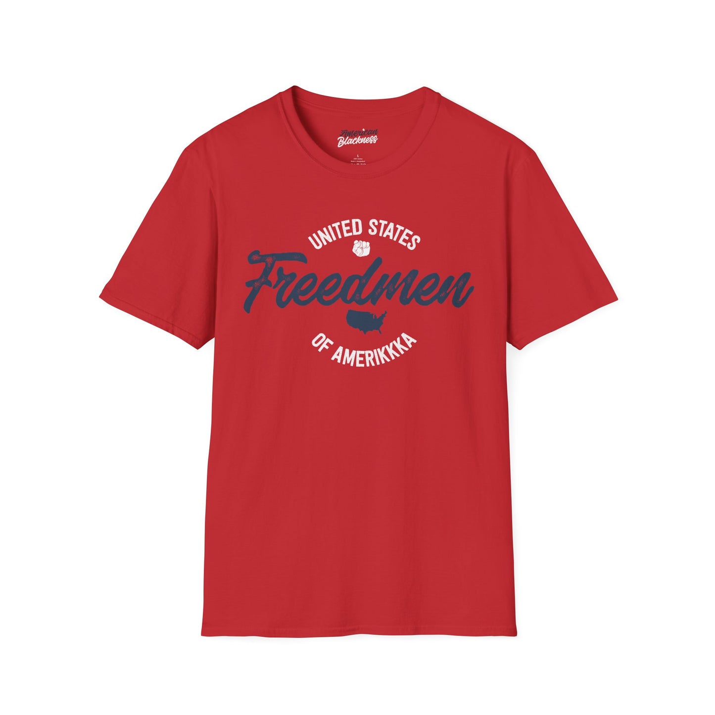 T-Shirt — "United States Freedmen of Amerikkka" Patriotic Vintage Graphic Tee