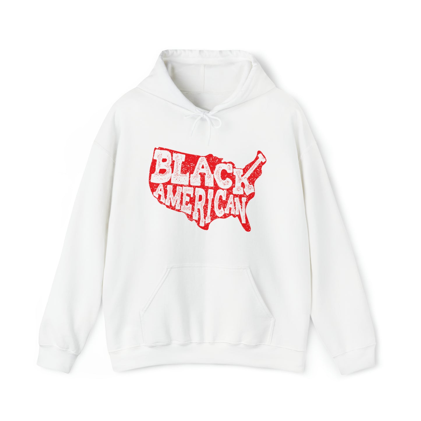 Black American Lower 48 Hooded Sweatshirt