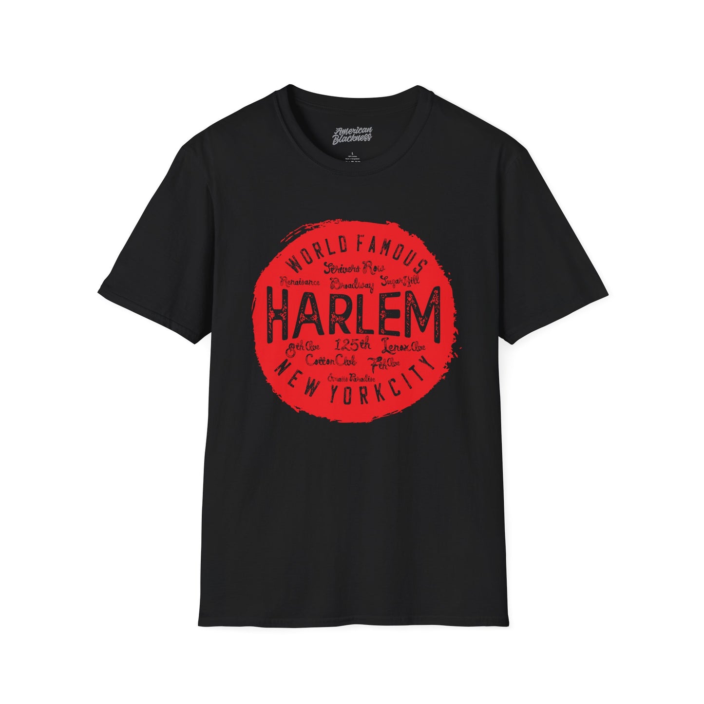 Harlem New York City Vintage Stamp T-Shirt