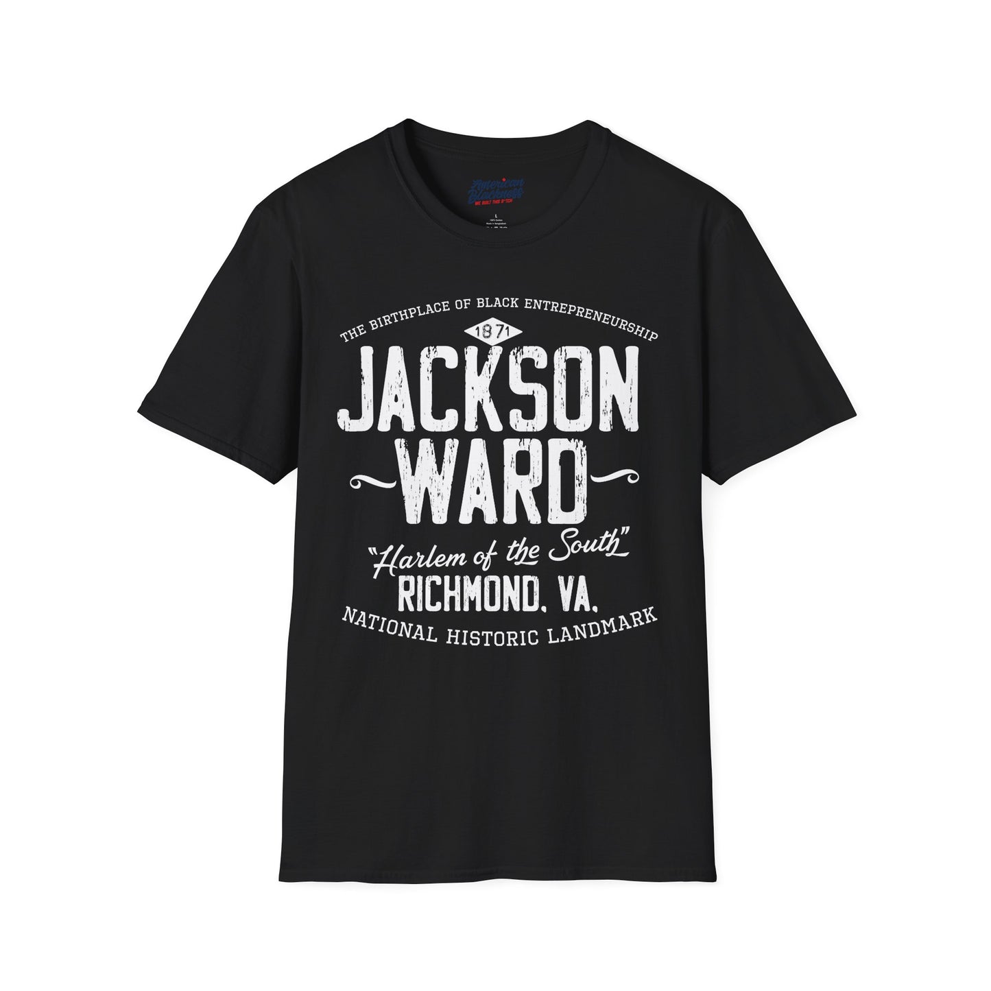Jackson Ward Richmond VA T-Shirt — 'Harlem of the South' Vintage Neighborhood Tee