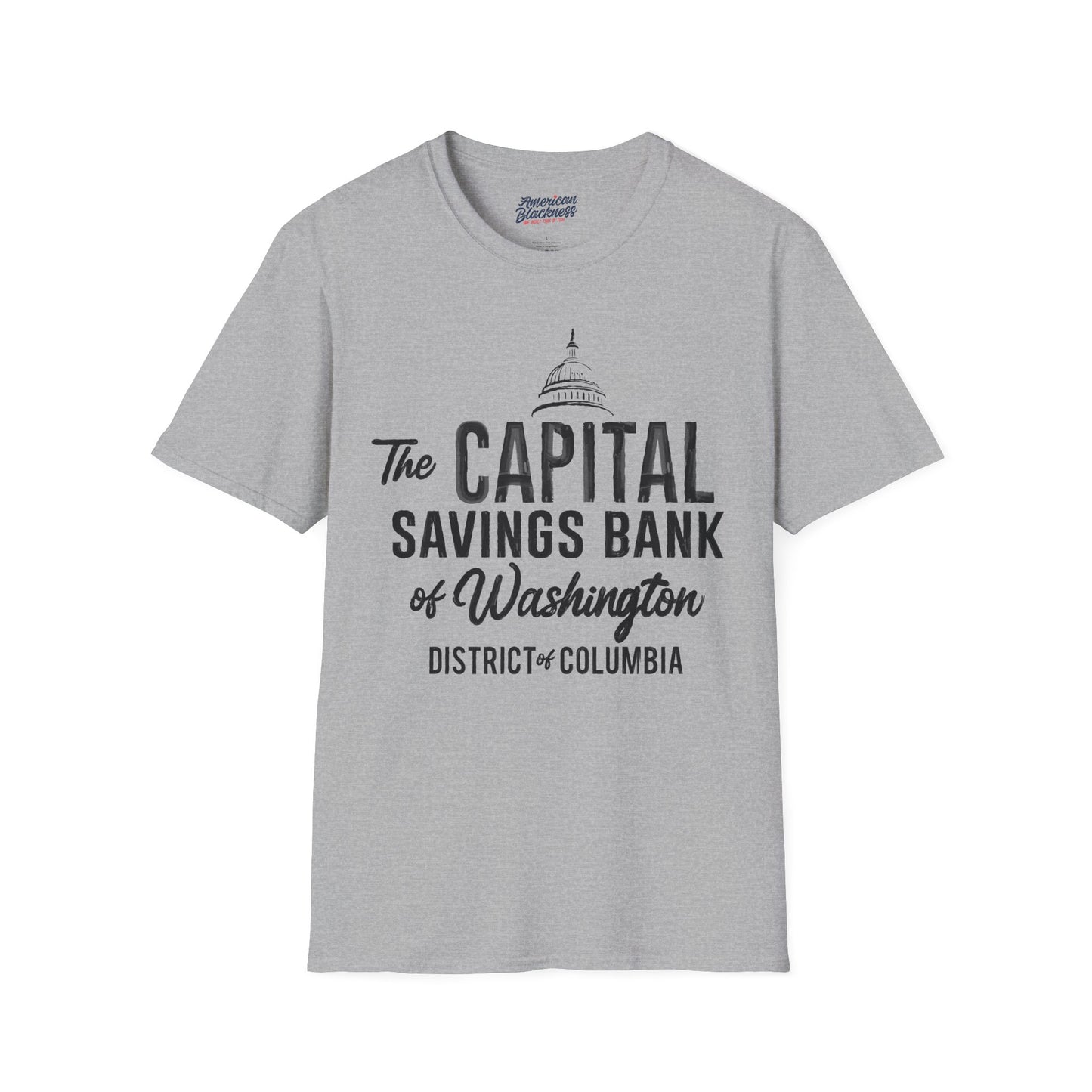 Washington Capital Savings Bank T-Shirt — Vintage DC Capitol Graphic Tee