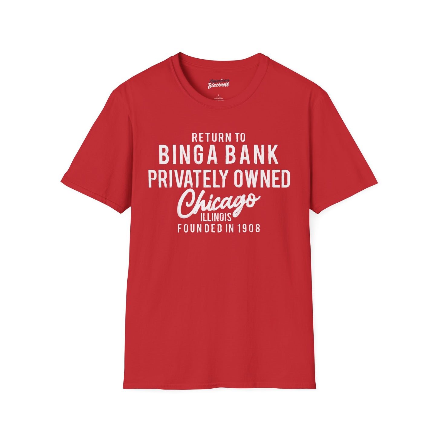 Chicago 'Return to Binga Bank' Graphic T-Shirt