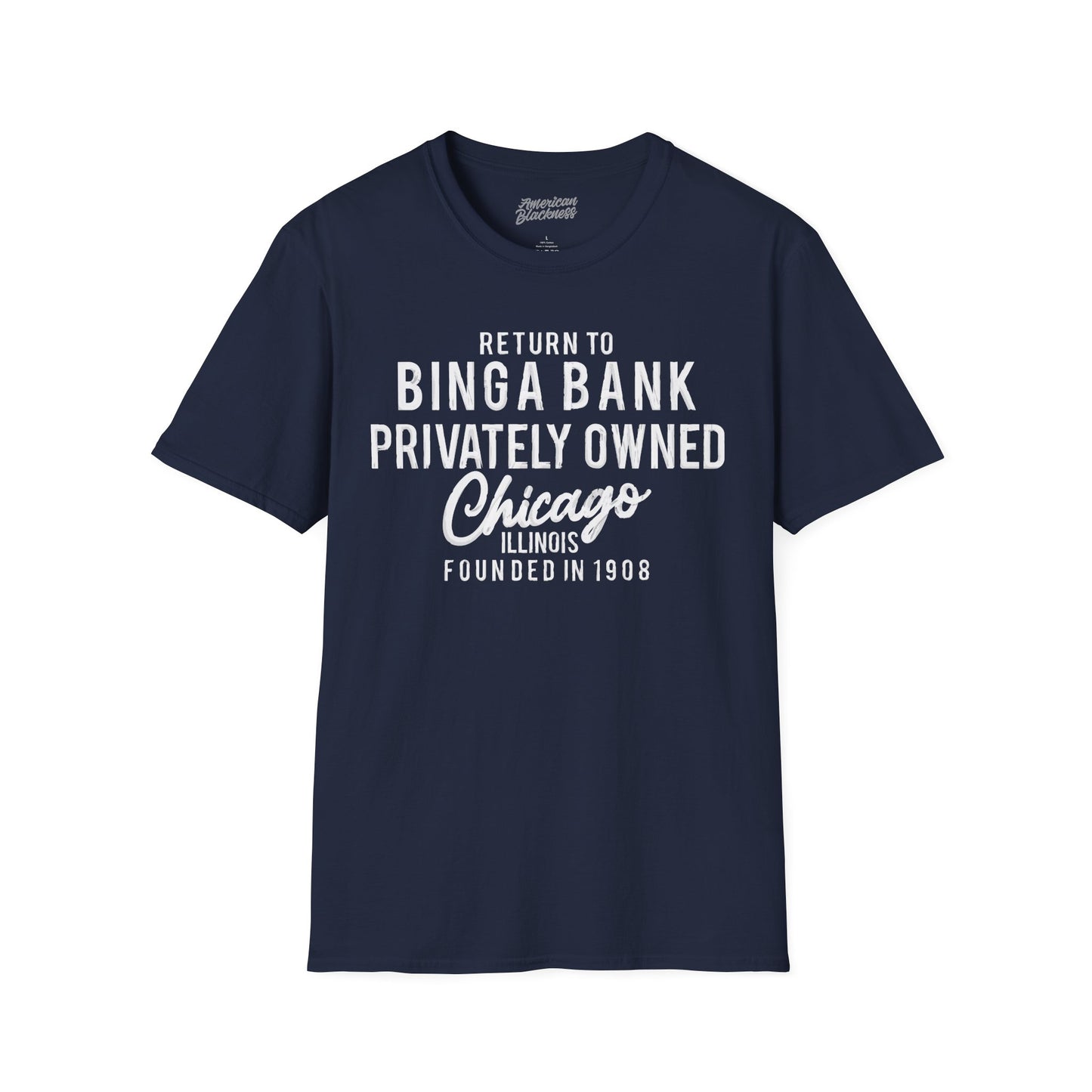 Chicago 'Return to Binga Bank' Graphic T-Shirt