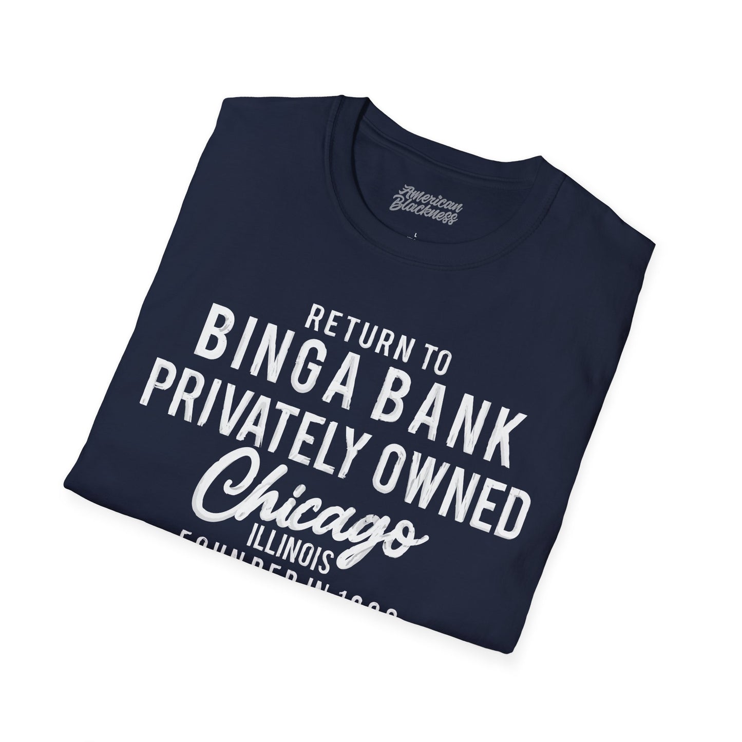 Chicago 'Return to Binga Bank' Graphic T-Shirt