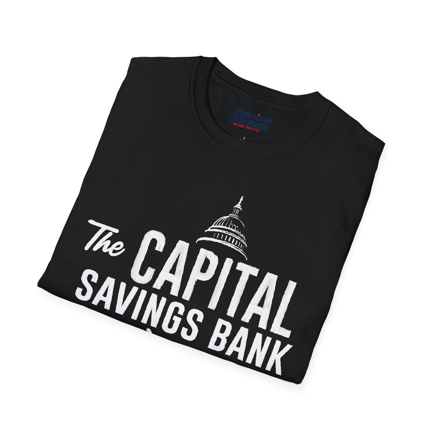 Washington Capital Savings Bank T-Shirt — Vintage DC Capitol Graphic Tee