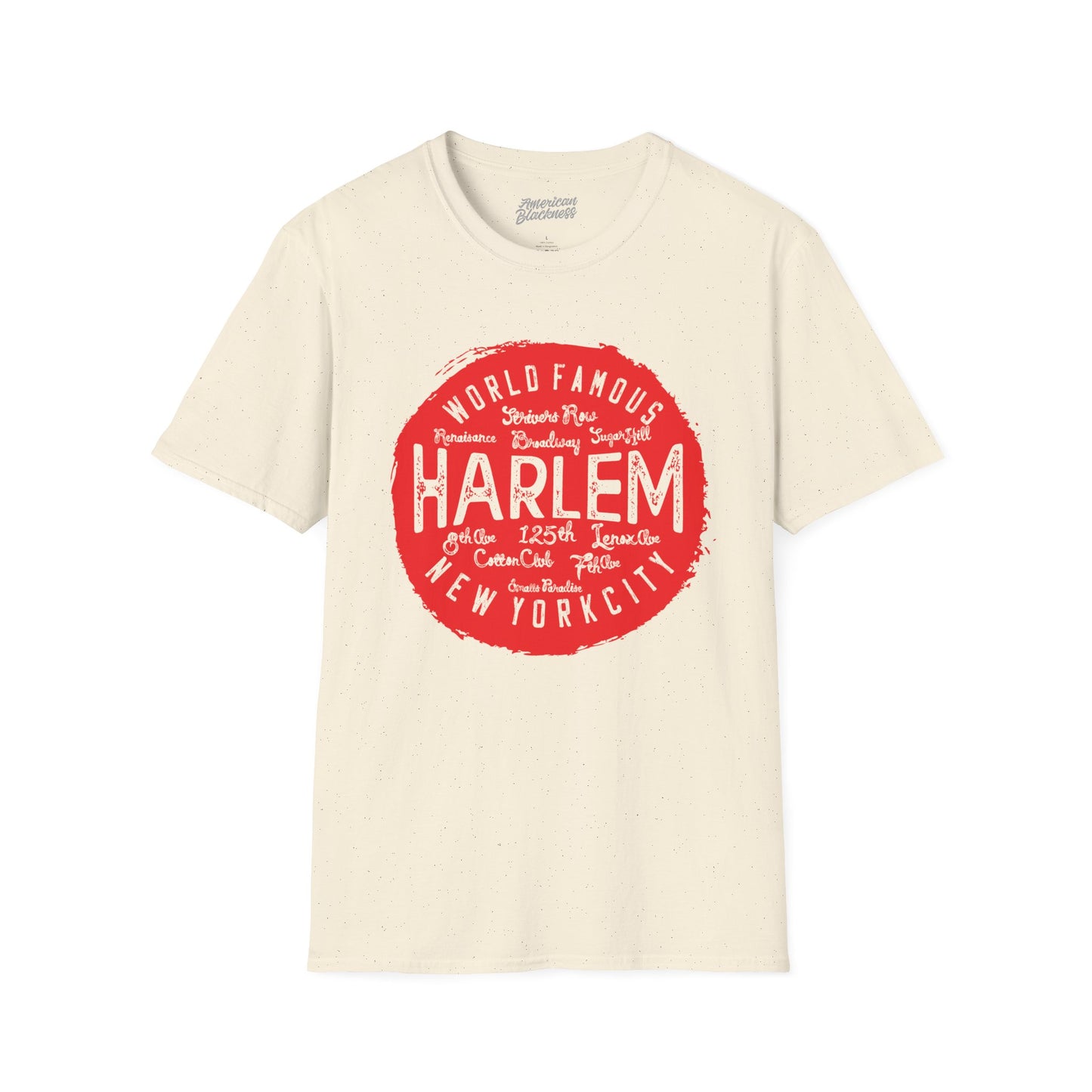 Harlem New York City Vintage Stamp T-Shirt