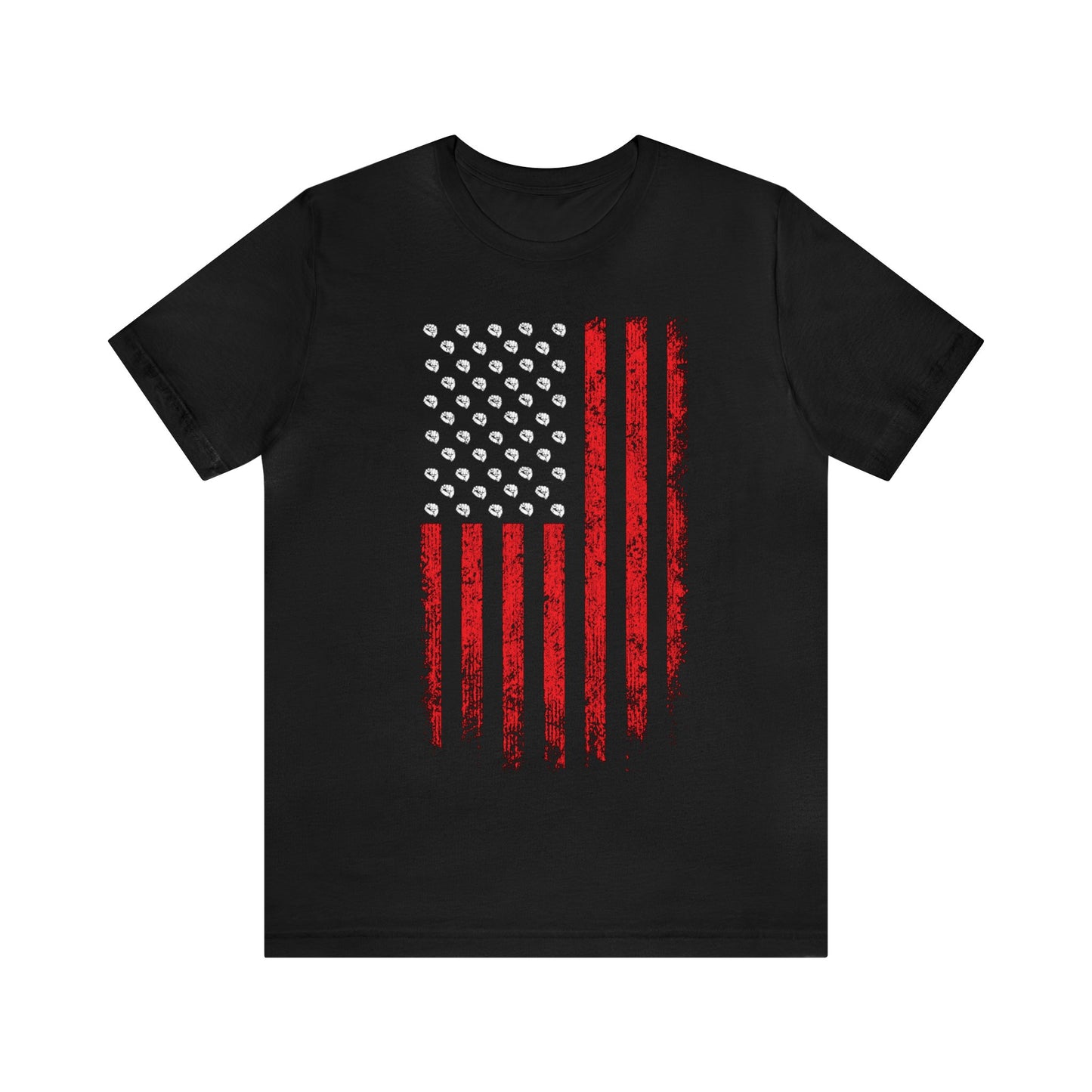 Black American Flag Tee