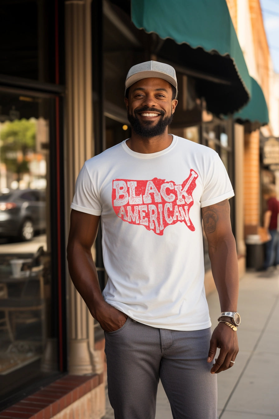 The Black American Lower 48 T-shirt