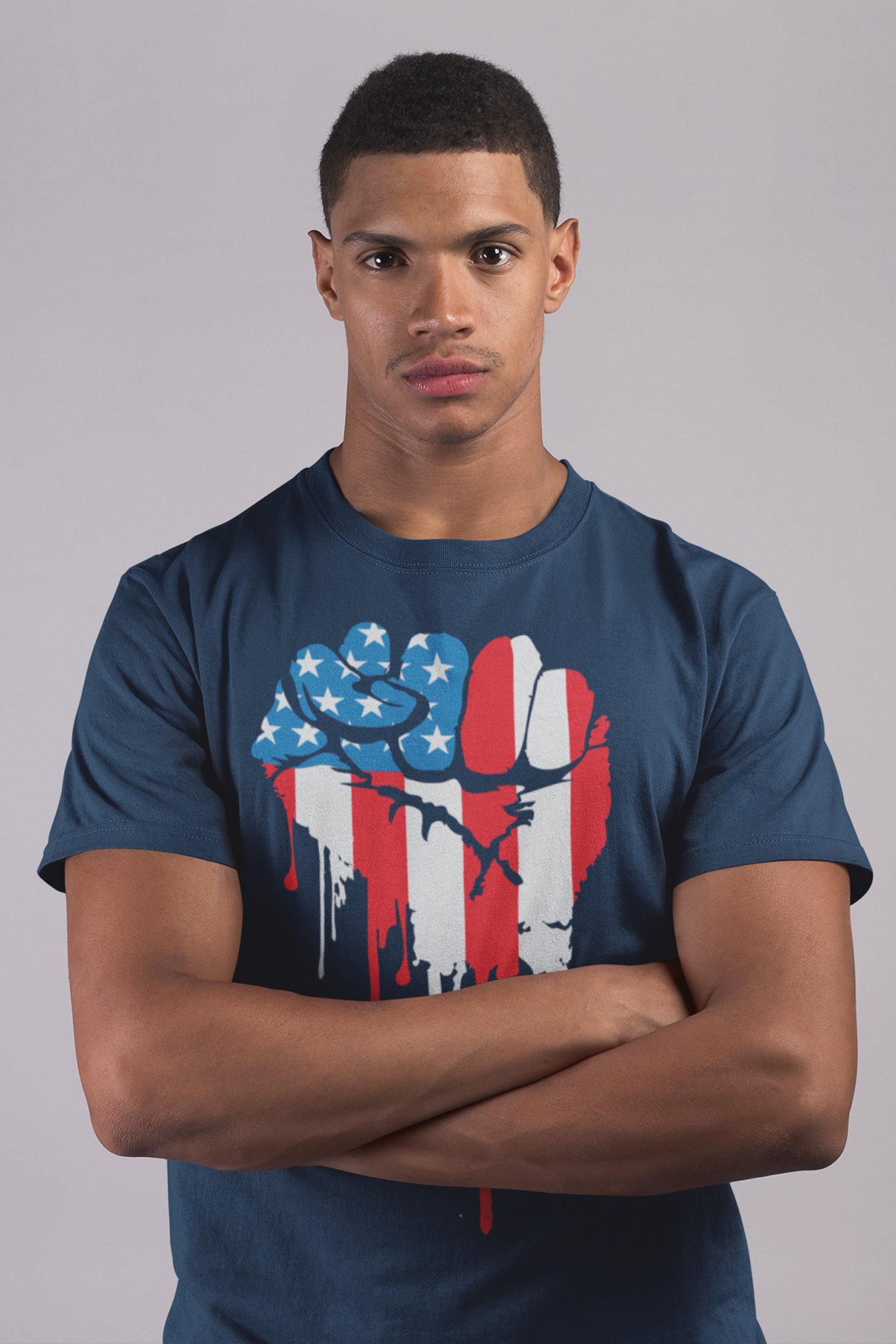 The Black American Revolutionary Fist Tee