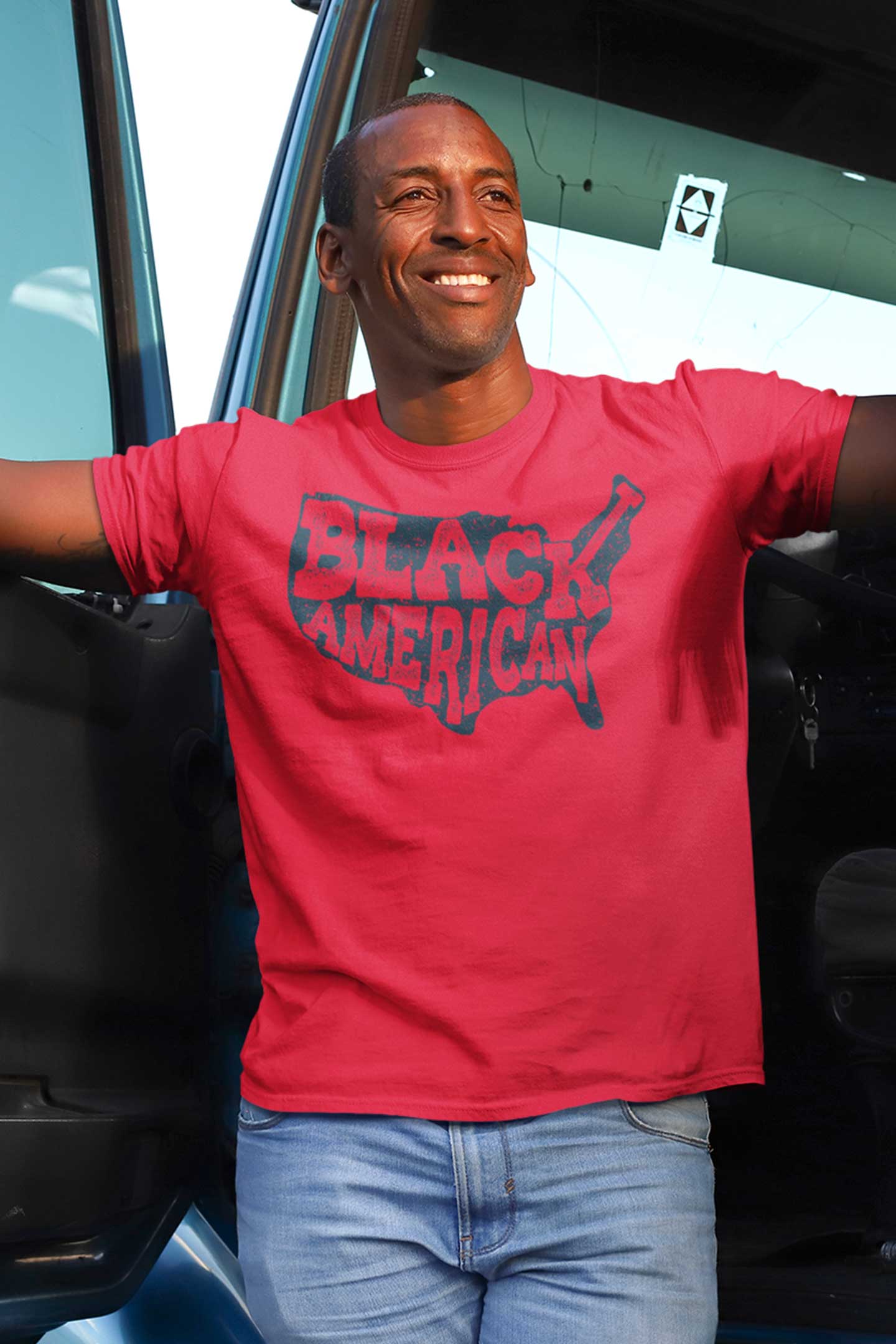 The Black American Lower 48 T-shirt