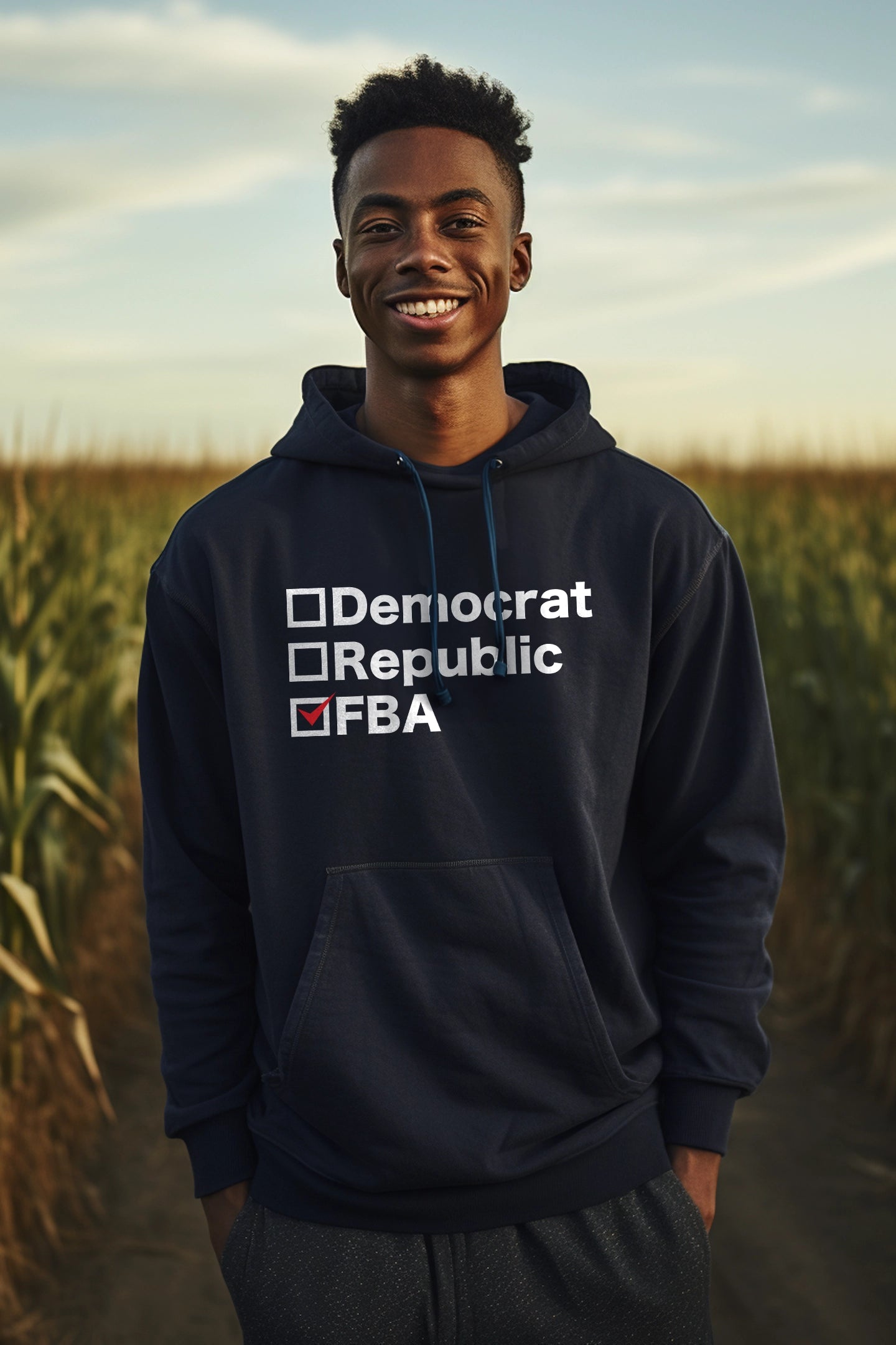 Democrat, Republican, FBA Hoodie