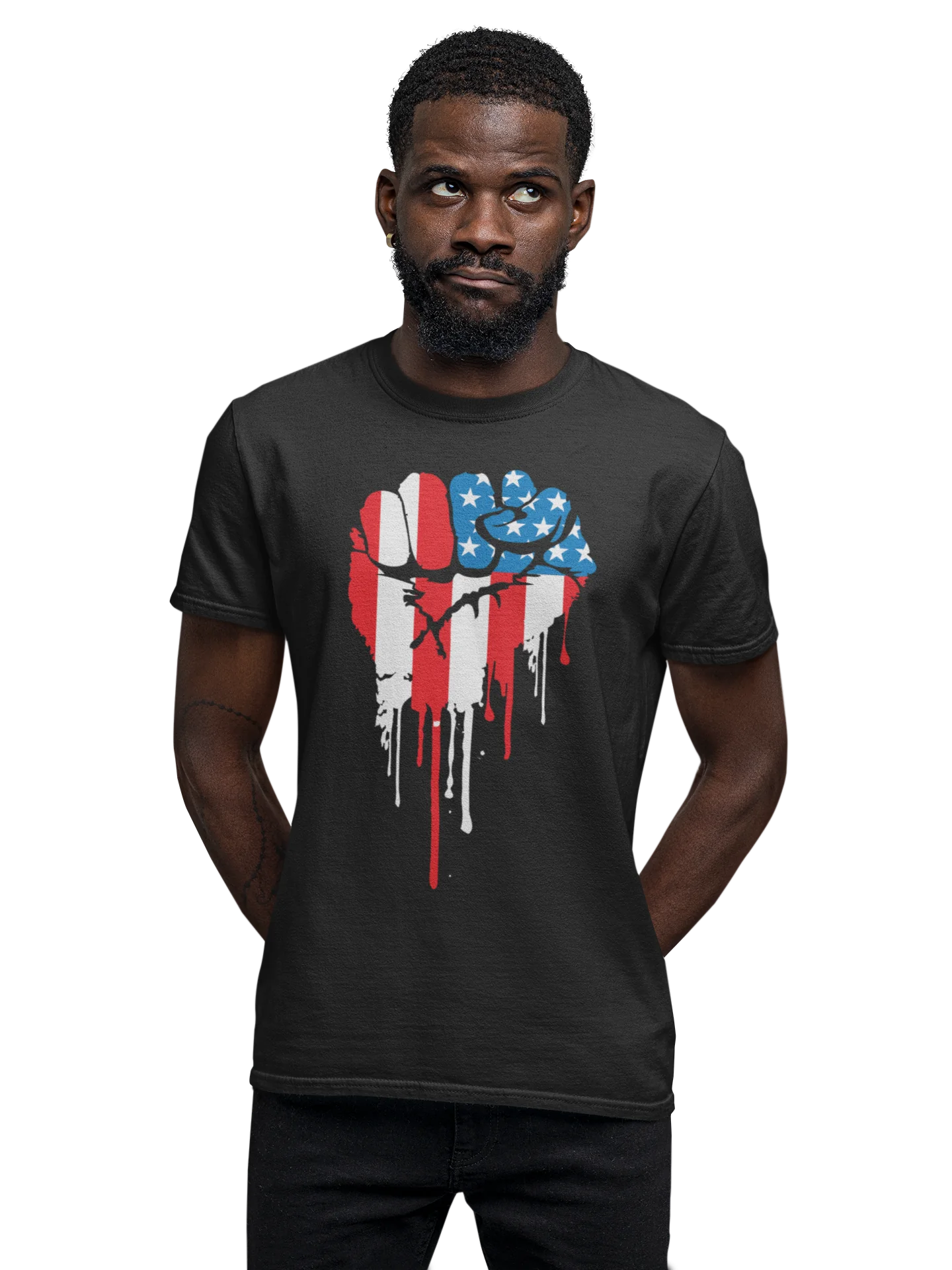 The Black American Revolutionary Fist Tee